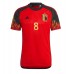Belgien Youri Tielemans #8 Hemmatröja VM 2022 Kortärmad